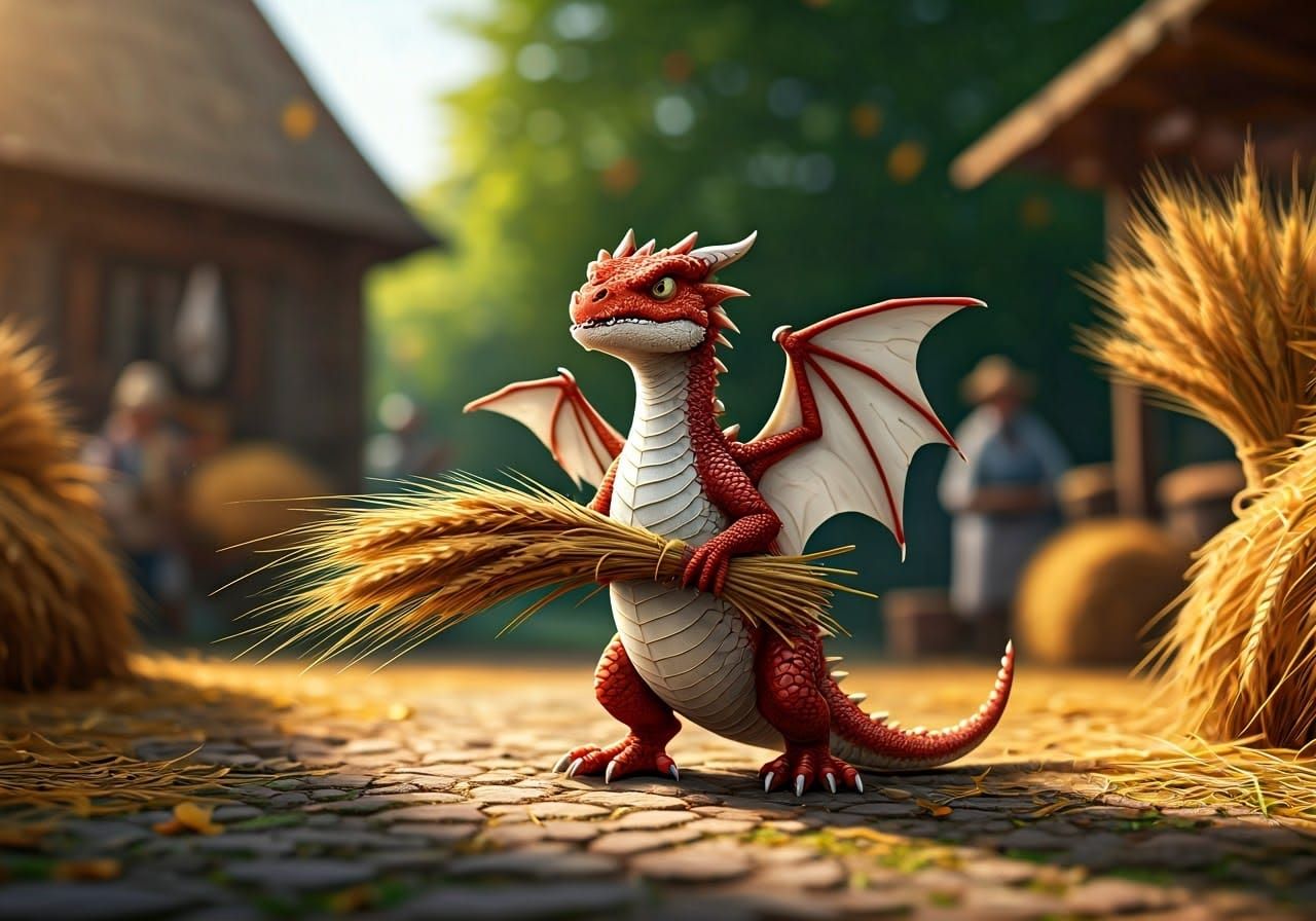 Furious Tiny Dragon at Harvest Festival