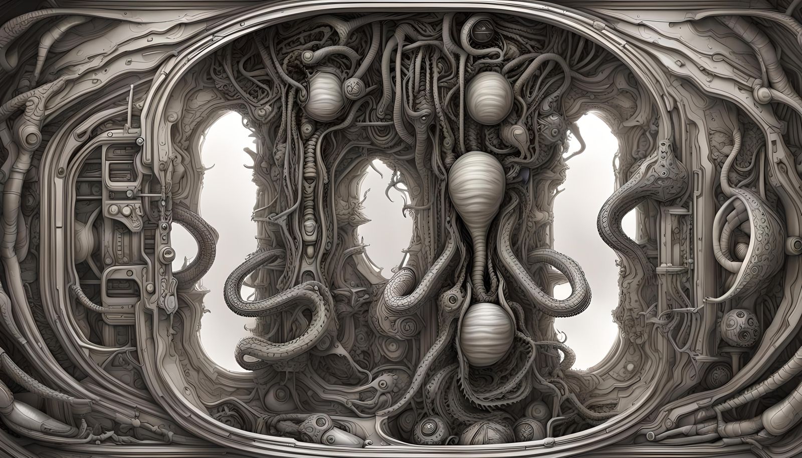 Gigeresque Spaceship