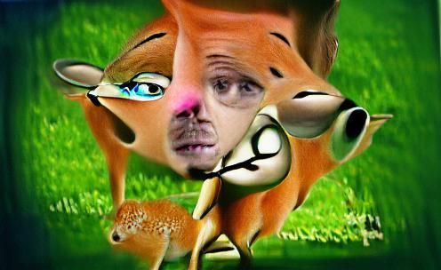 Bambi FNF The J Funny Dave Cartoon