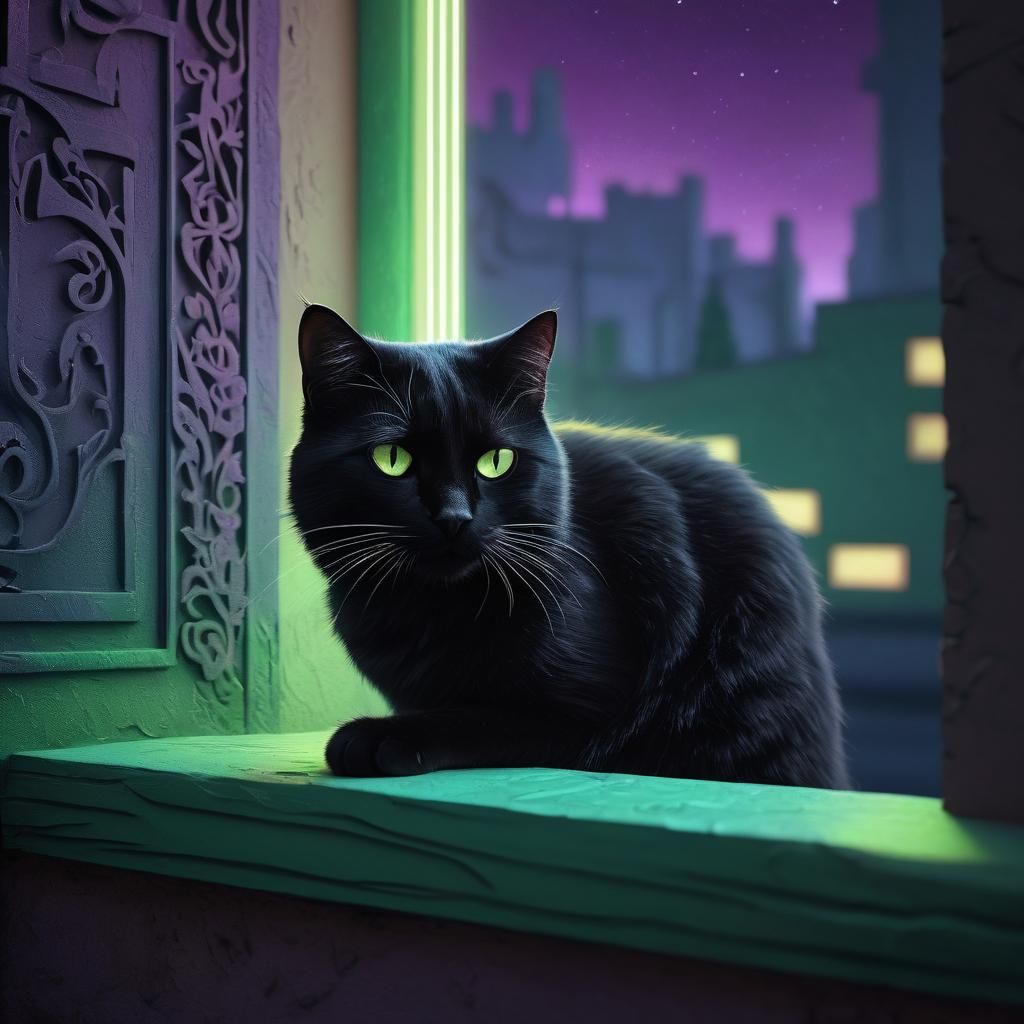 Whispering Furry Figure in Dark Fantasy Setting