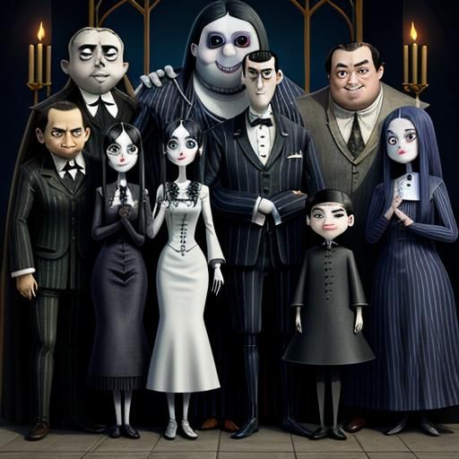 The Addams Family: A Gothic Portrait
