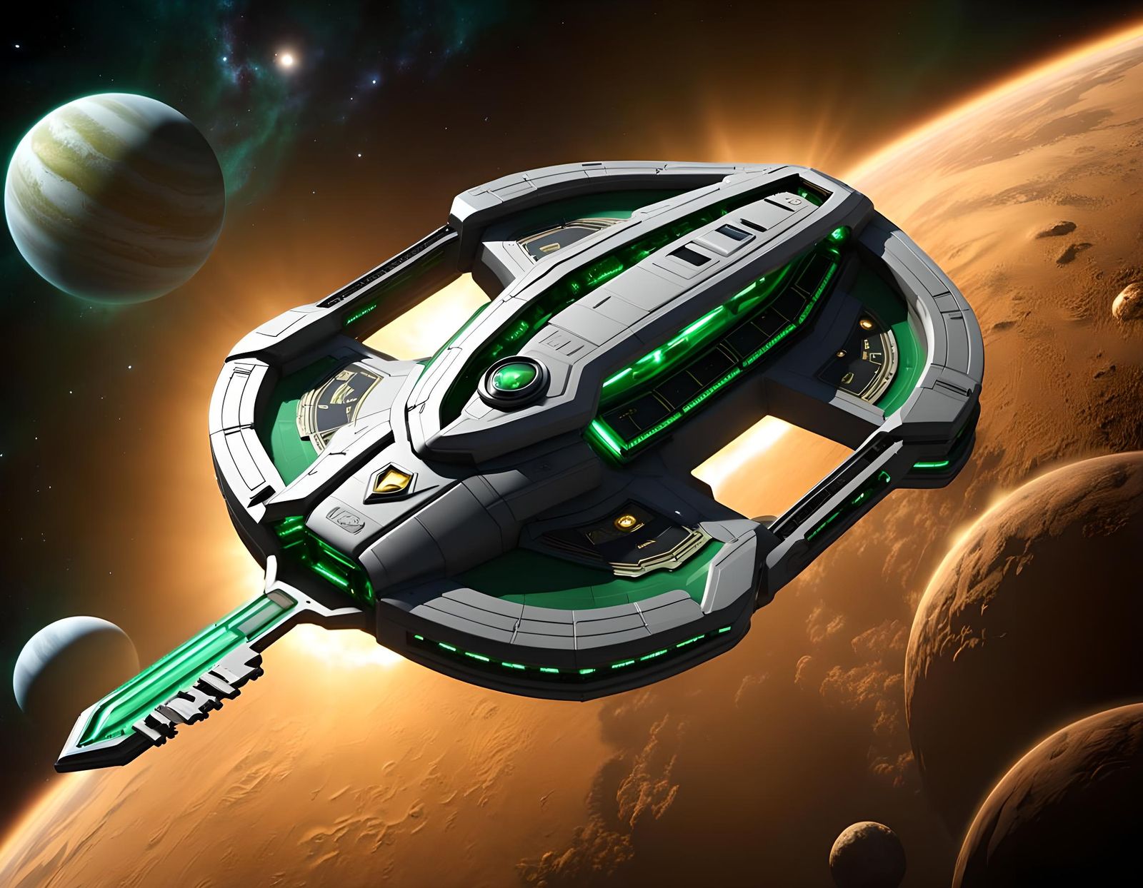 The Gigantic Key Fob Starship