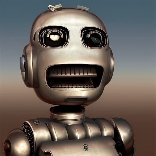 Steampunk Robot Chicken in Photorealistic Style