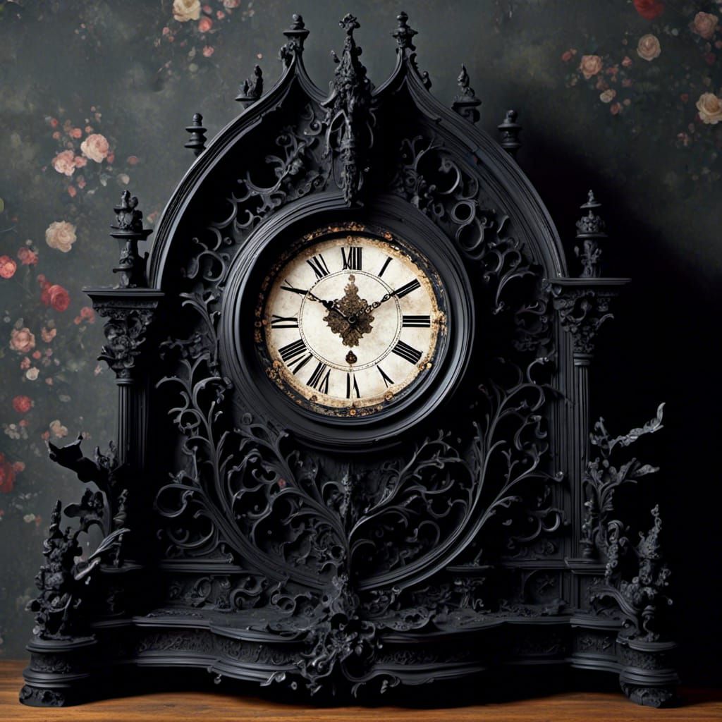 Hyperreal Gothic Clock Tower