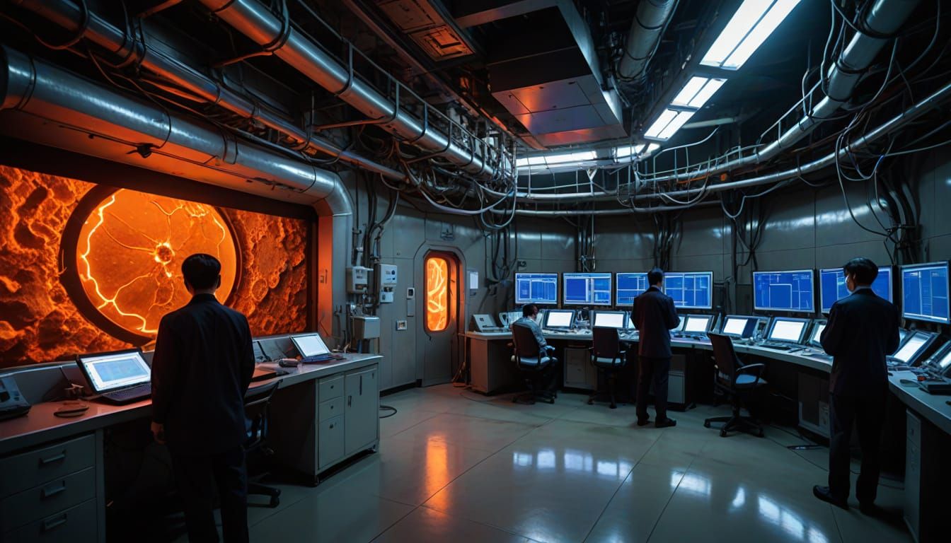 High-Tech Chinese Lab with Molten Salt Reactor