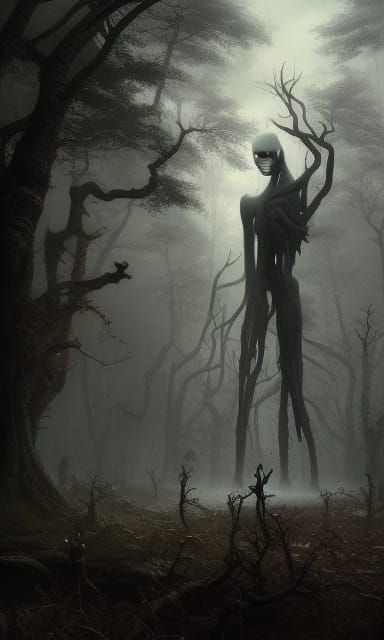 Slenderman Wonderland dramatic atmosphere