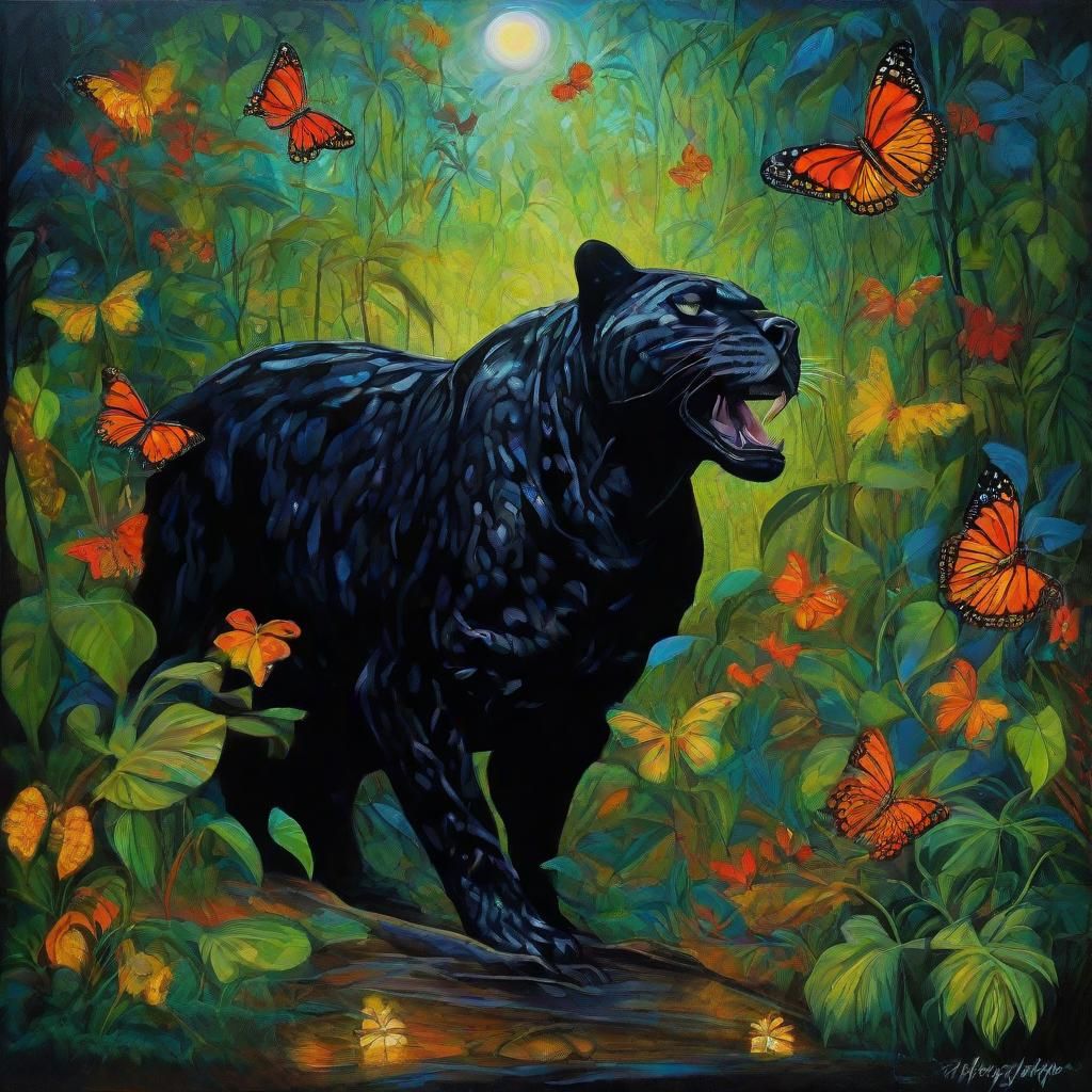 Amazon River: Jaguar and Indigenous Dance