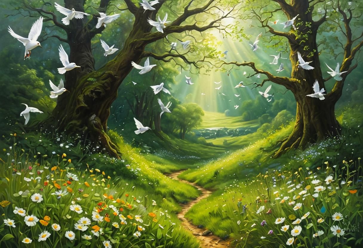 Enchanted Spring Valley Home of the Animal Protector Wizard