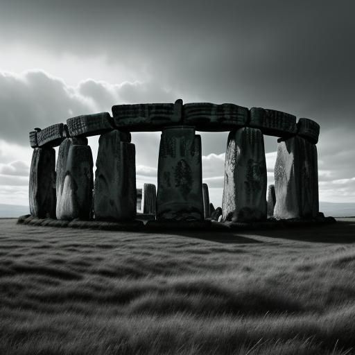 Stonehenge Ruins on a Summer Day in HDR