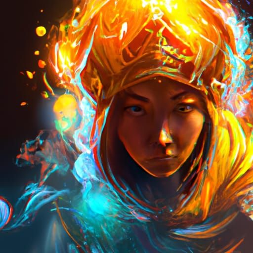 Fiery Gaze: A Hyperdetailed Portrait in Unreal Engine 5