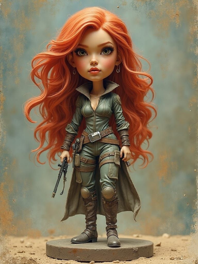 gorgeous wargirl bobblehead action figure 4