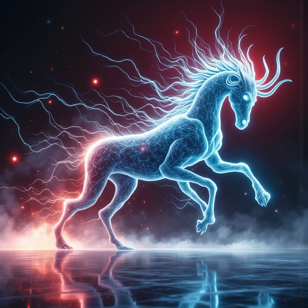 Cybernetic Minotaur Transformation in Surreal Sequence