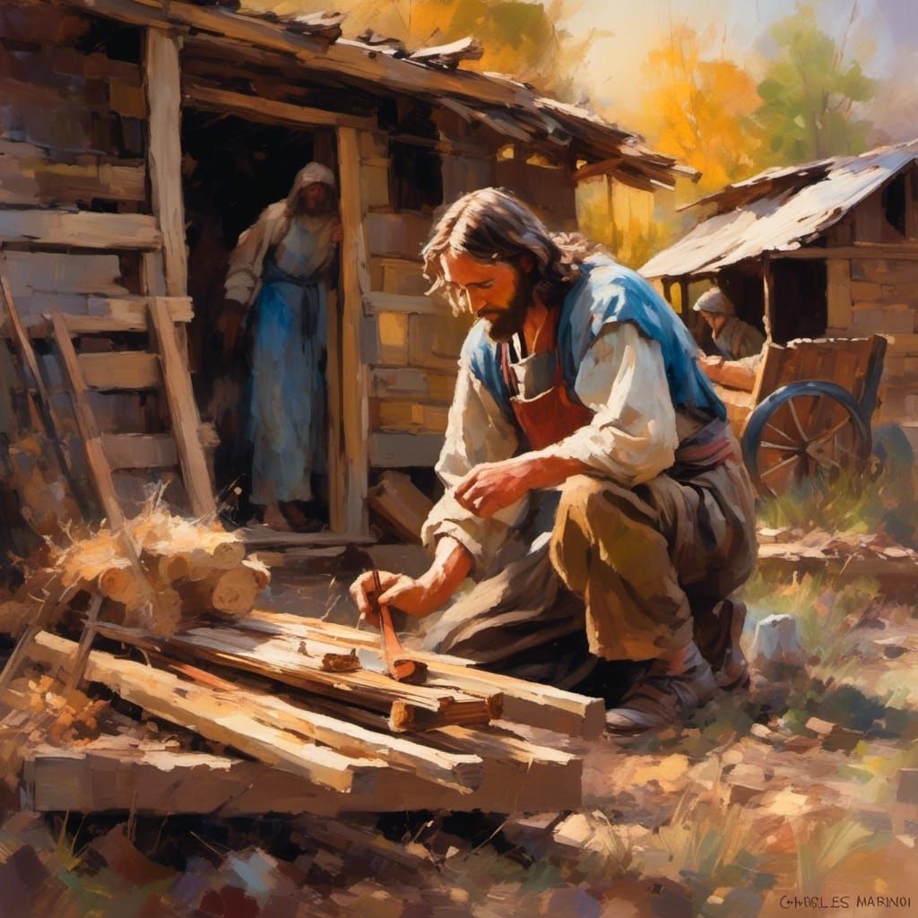 JESUS is a carpenter