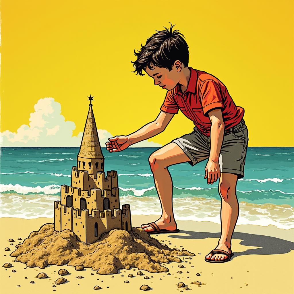 Art by Frank Miller, Roy Lichtenstein, Norman Rockwell, pop ...