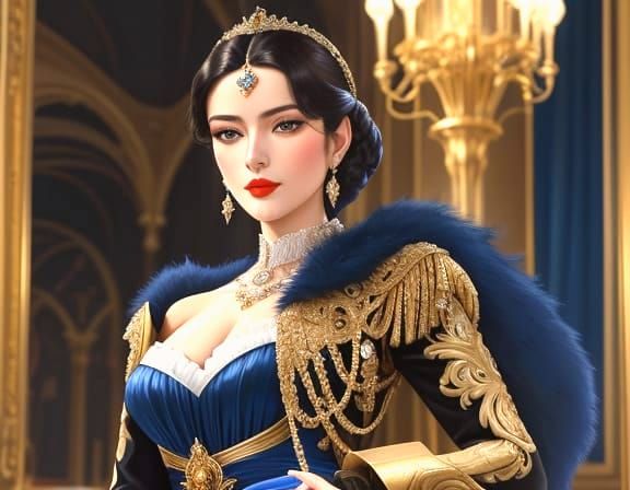 Elegant Ornella Muti Receiving Award in Oil Painting