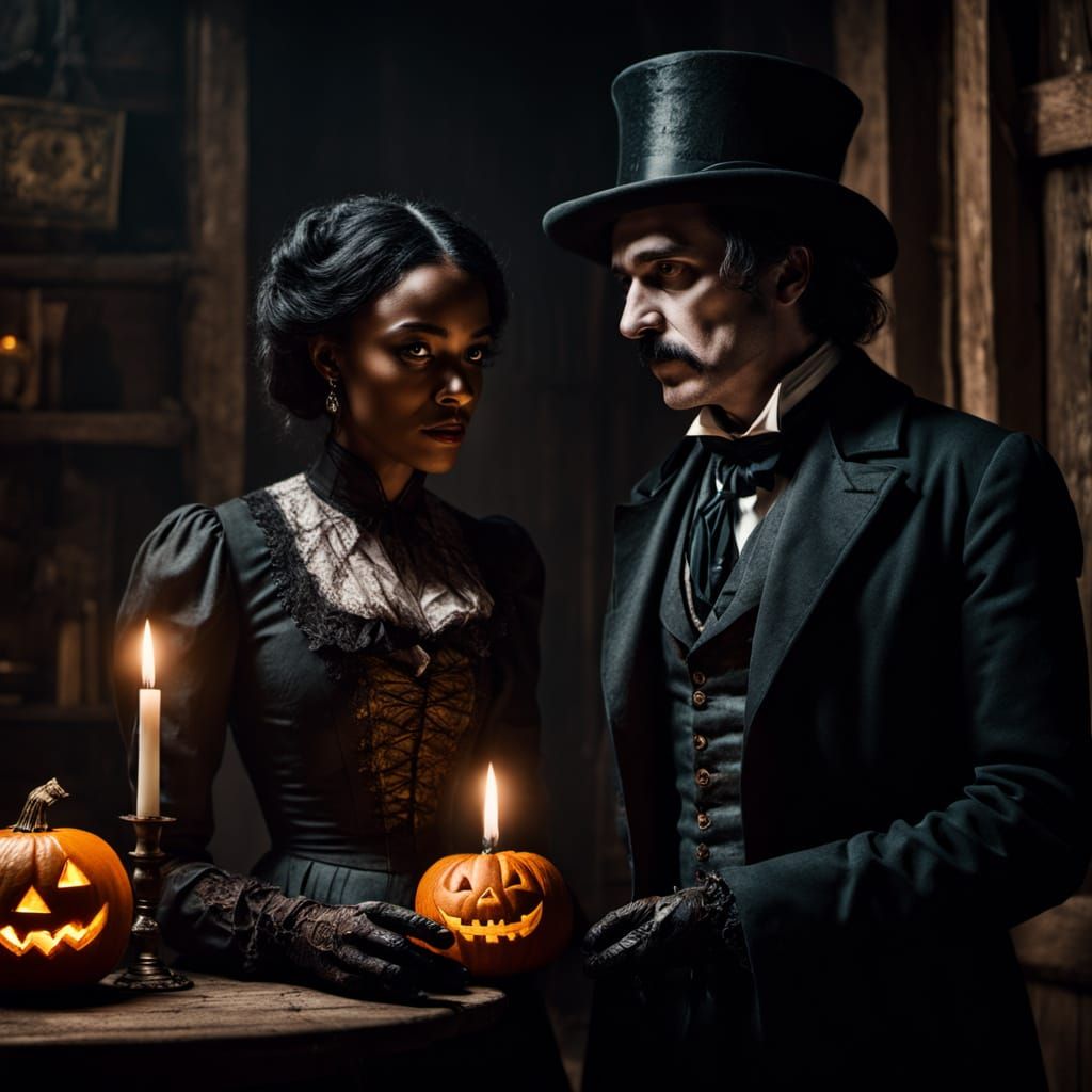 Victorian Gothic Romance in a Haunted Cabin