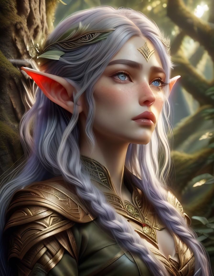 Realistic Elf Portrait in CGI Visual Effects