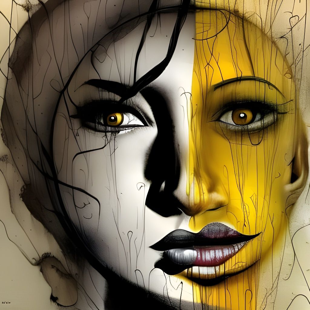 Claymation Portrait in Dave McKean Style