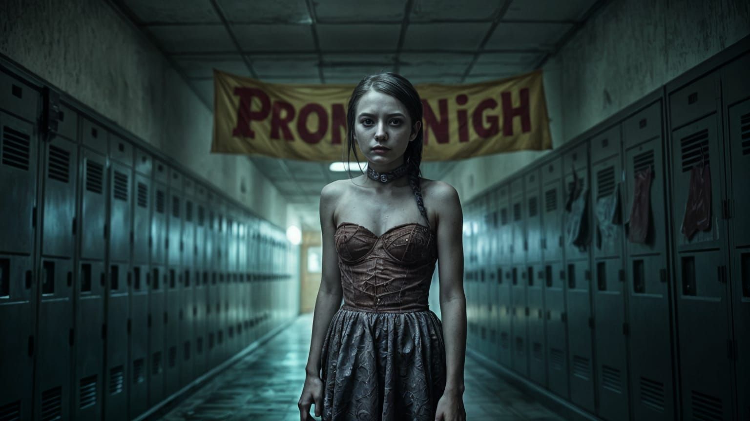 Monster Prom Night in Dark Surrealist Style