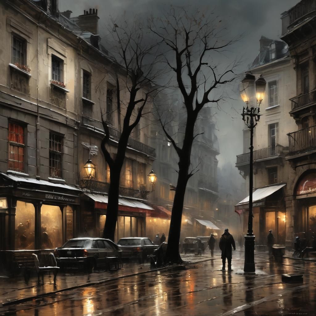 Grimdark Scene in Dark and Gritty Style