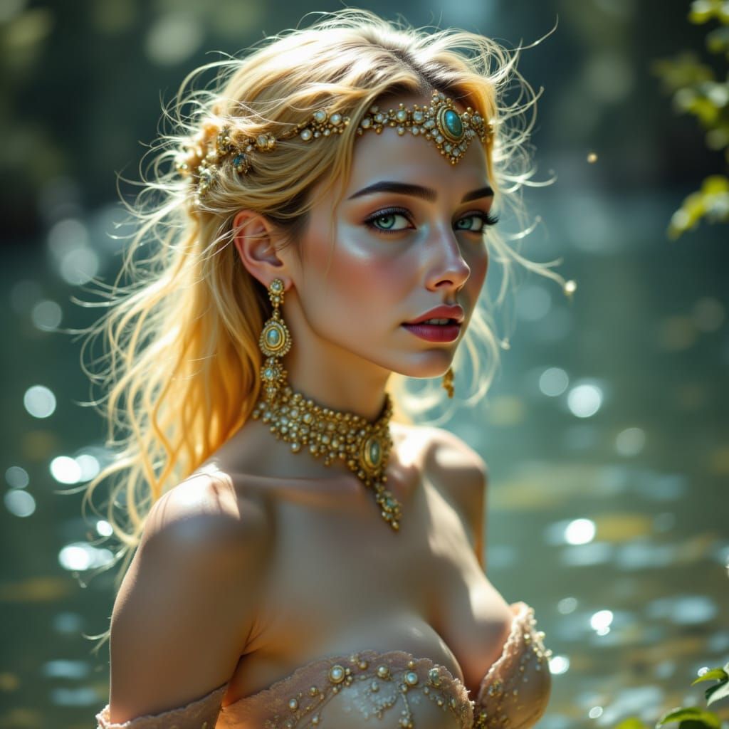 Nordic Alien Bodhisattva as a Siren