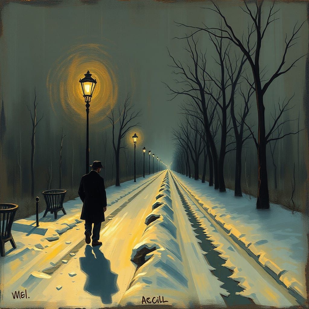 Soulful Wanderer, Haunted by the Eyes of a Forged God