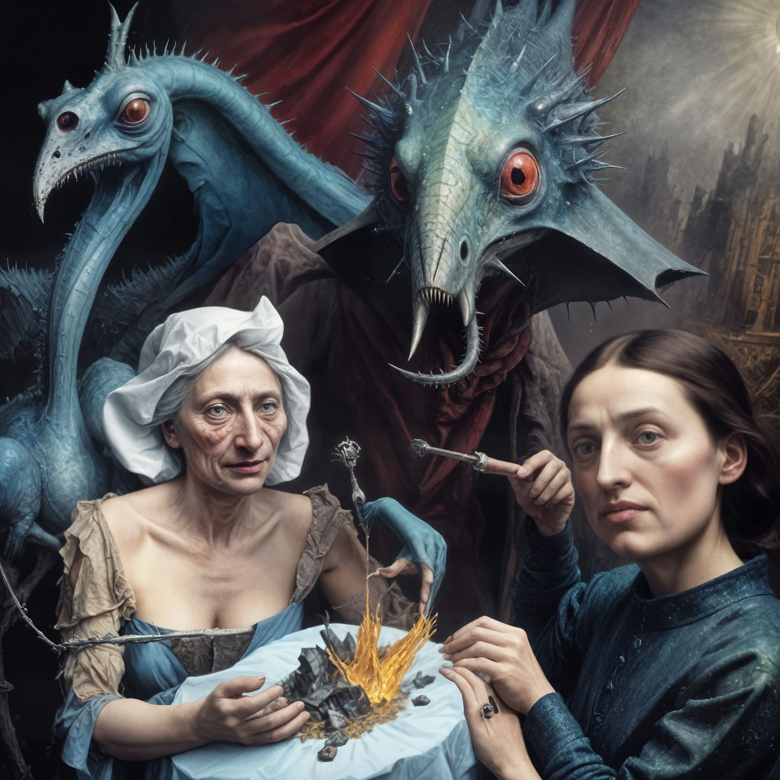 Magician Leaning in to Add Some Extra Fizz to Things...