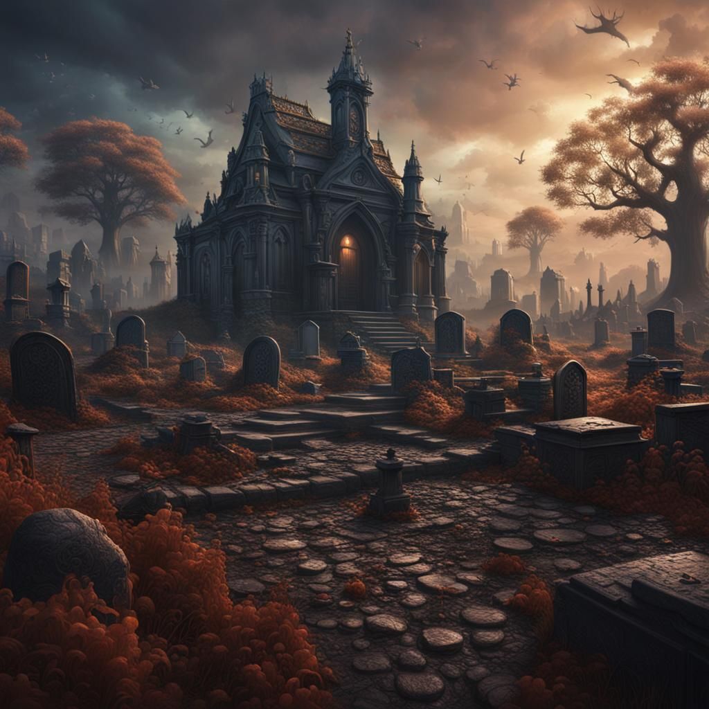 Symbolic Matte Painting: Foot in the Grave