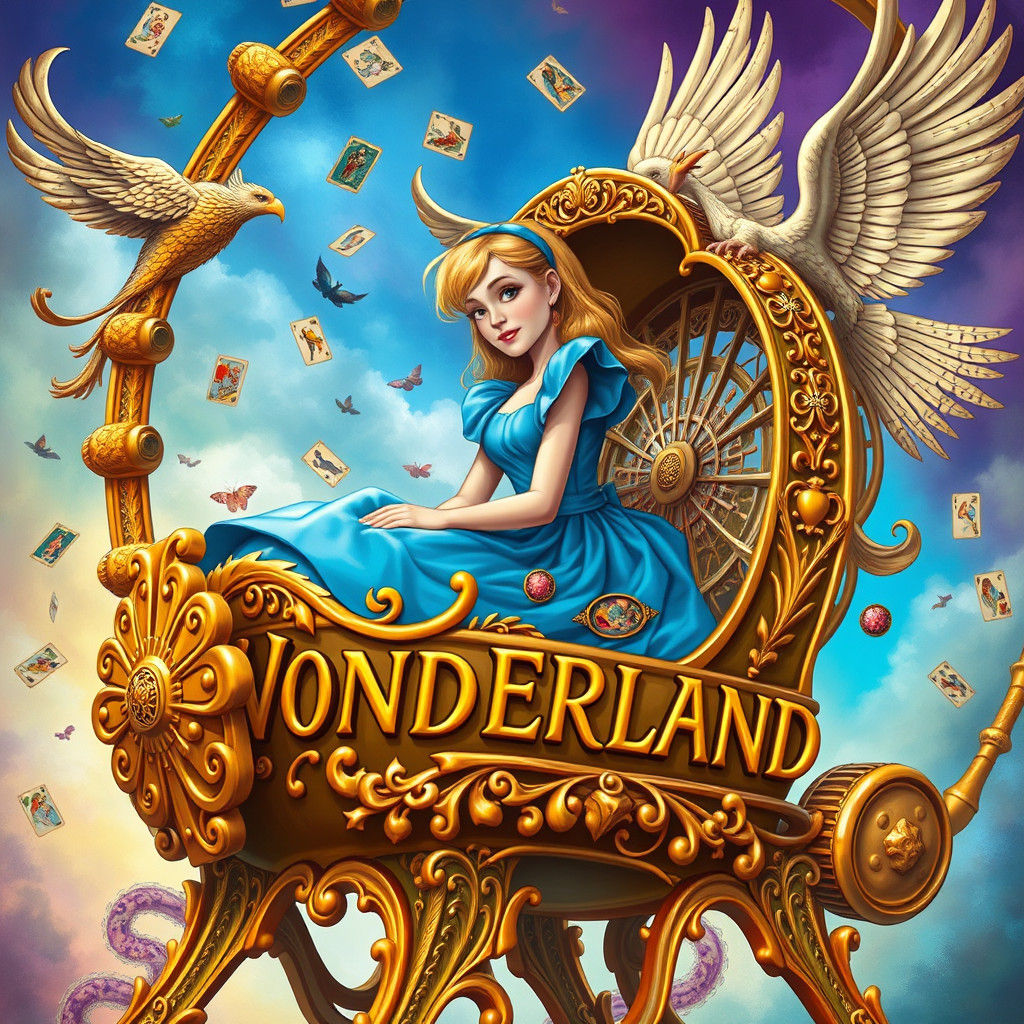 Alice in Wonderland Ferris Wheel with Phoenix