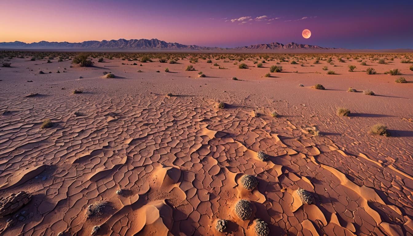 Vast Uncharted Desert Landscape in High Resolution