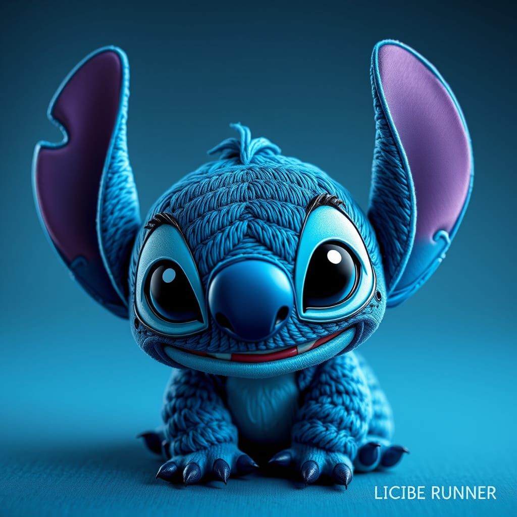 Cyberpunk Embroidered Stitch with Neon Accents