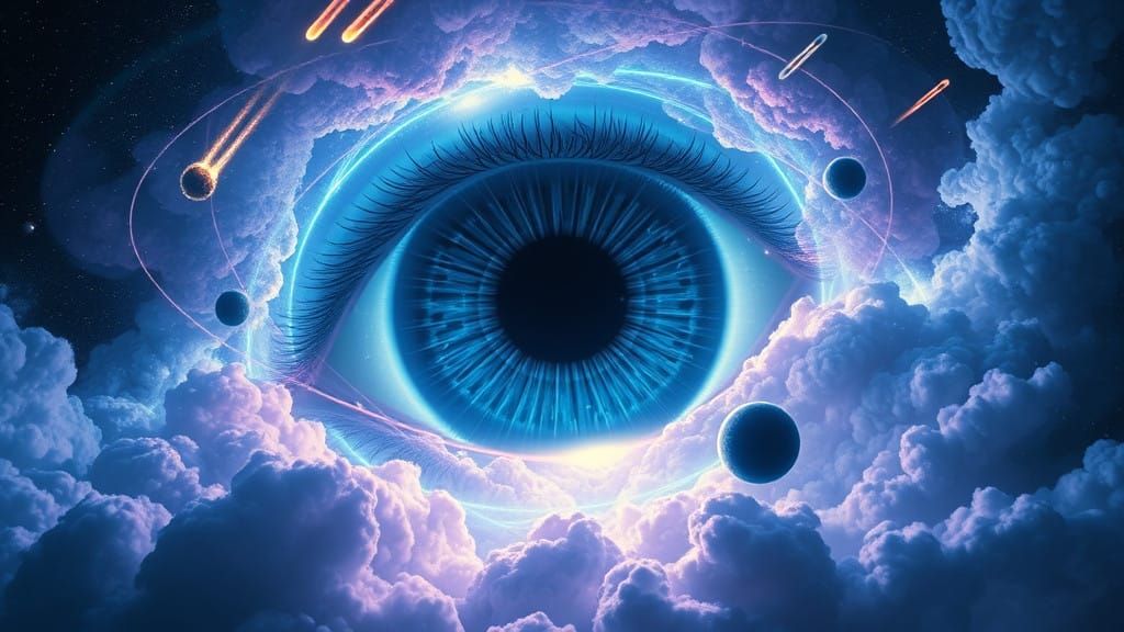 Cosmic Eye of Celestial Wonder