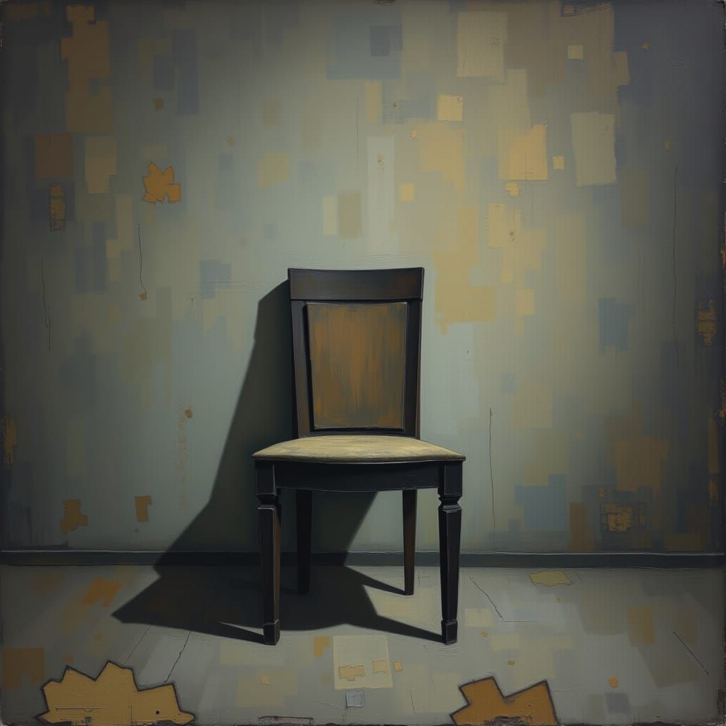 Evocative Portrait of Absence in Soft Light