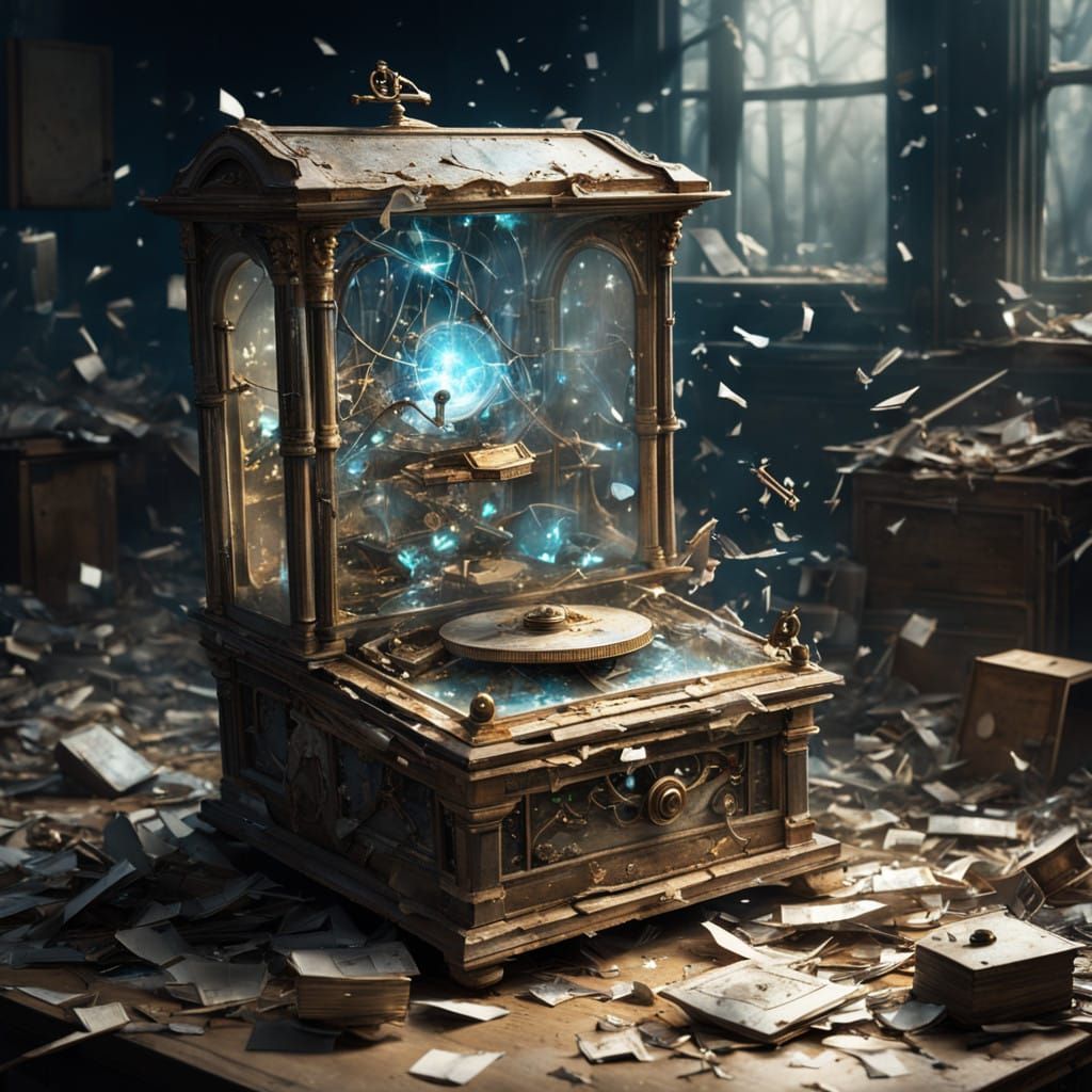 Forgotten Nursery Music Box with Faint Glow