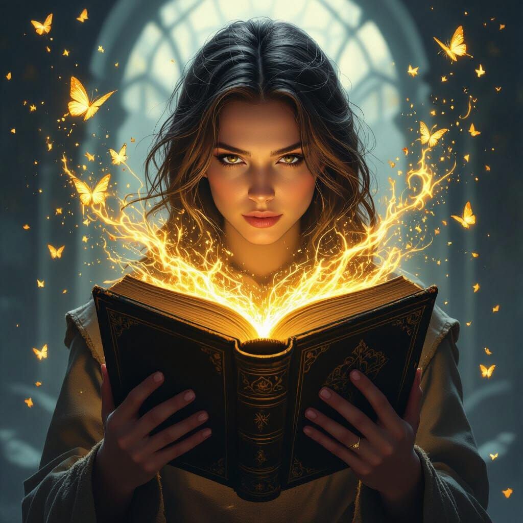 Magical Tome Comes Alive with Ethereal Glow