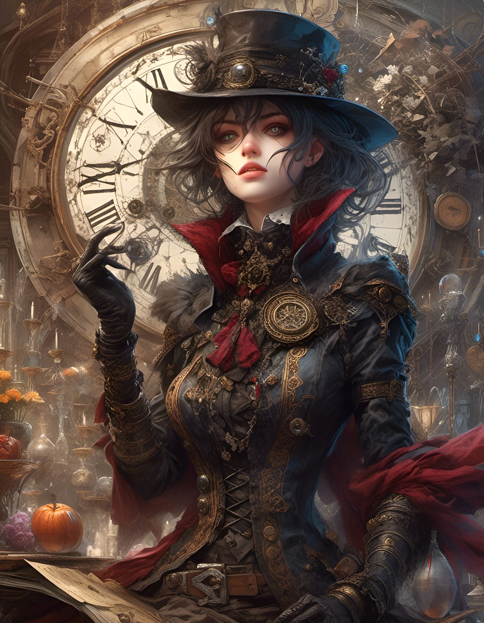 Hyperdetailed Digital Art in Surreal Comic Style