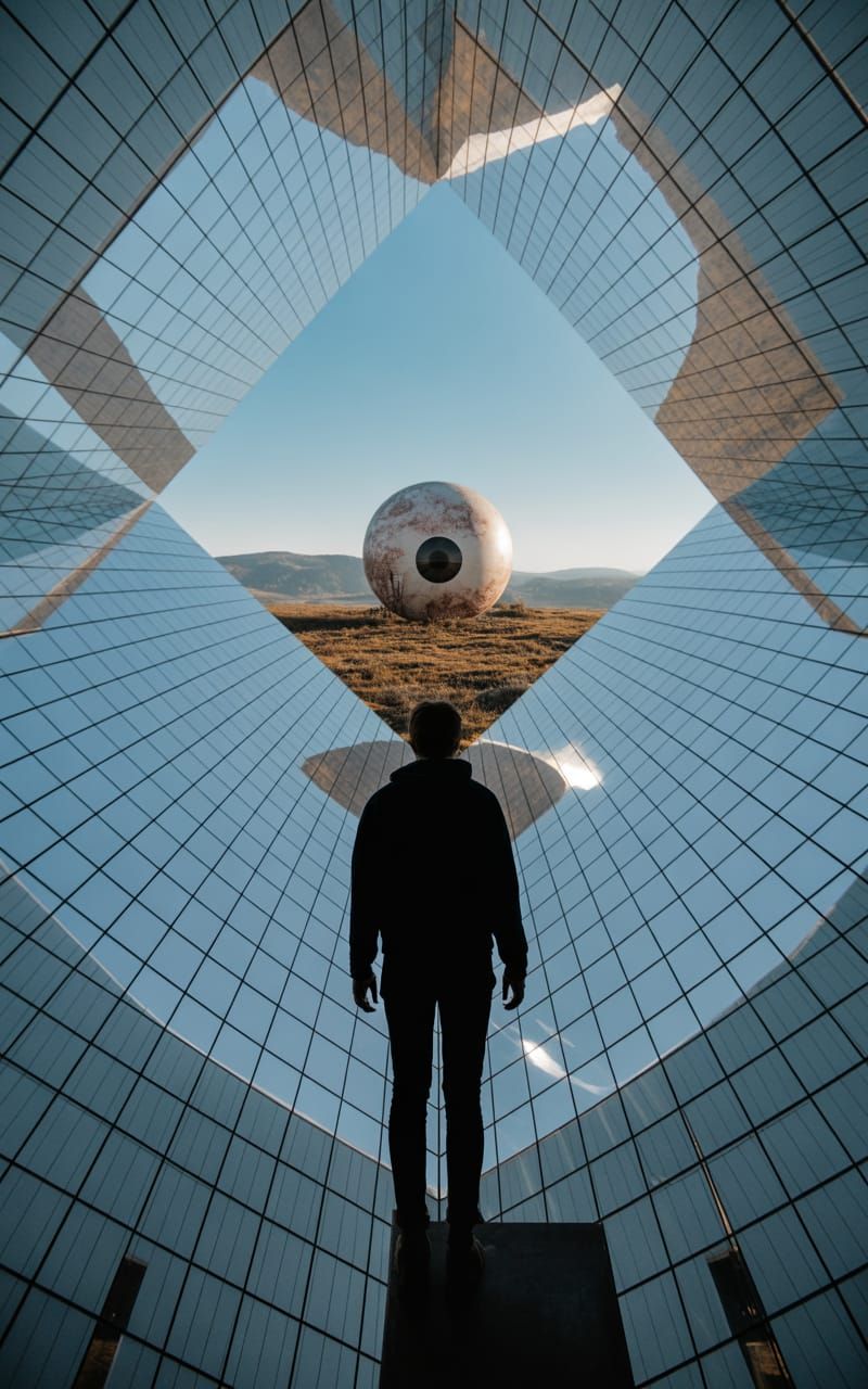 A Very Small Anthropomorphic Entity & An Eyeball in Atmosphe...