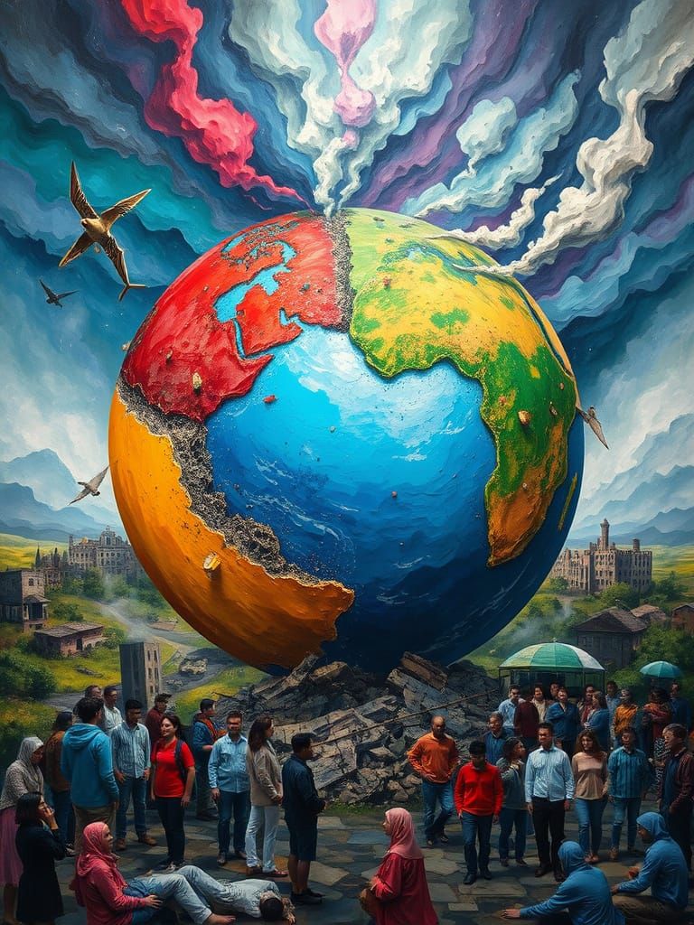 Turbulent World: Unity in Dystopian Storm