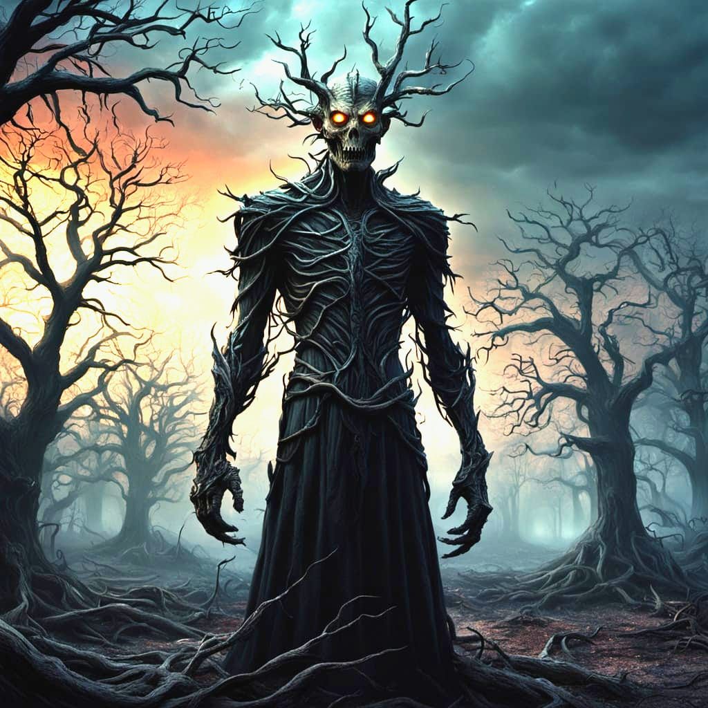 Vanity: A Symbolic Depiction in Dark Fantasy Style