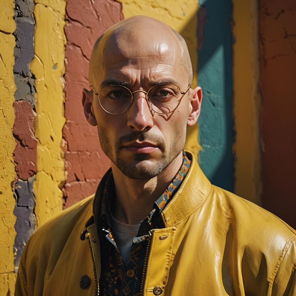 Hyperrealistic Portrait of a Contemplative Man