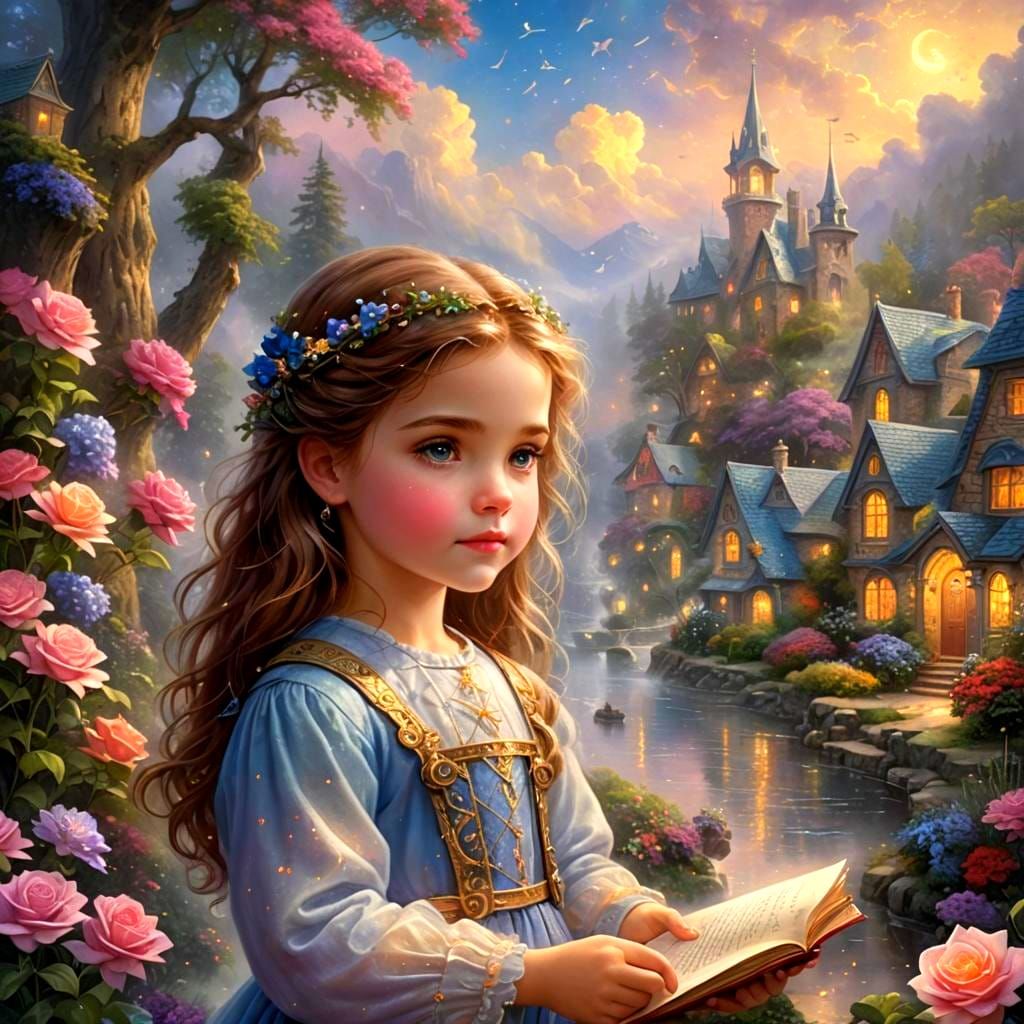 Faithful Child: Ethereal Fantasy Portrait
