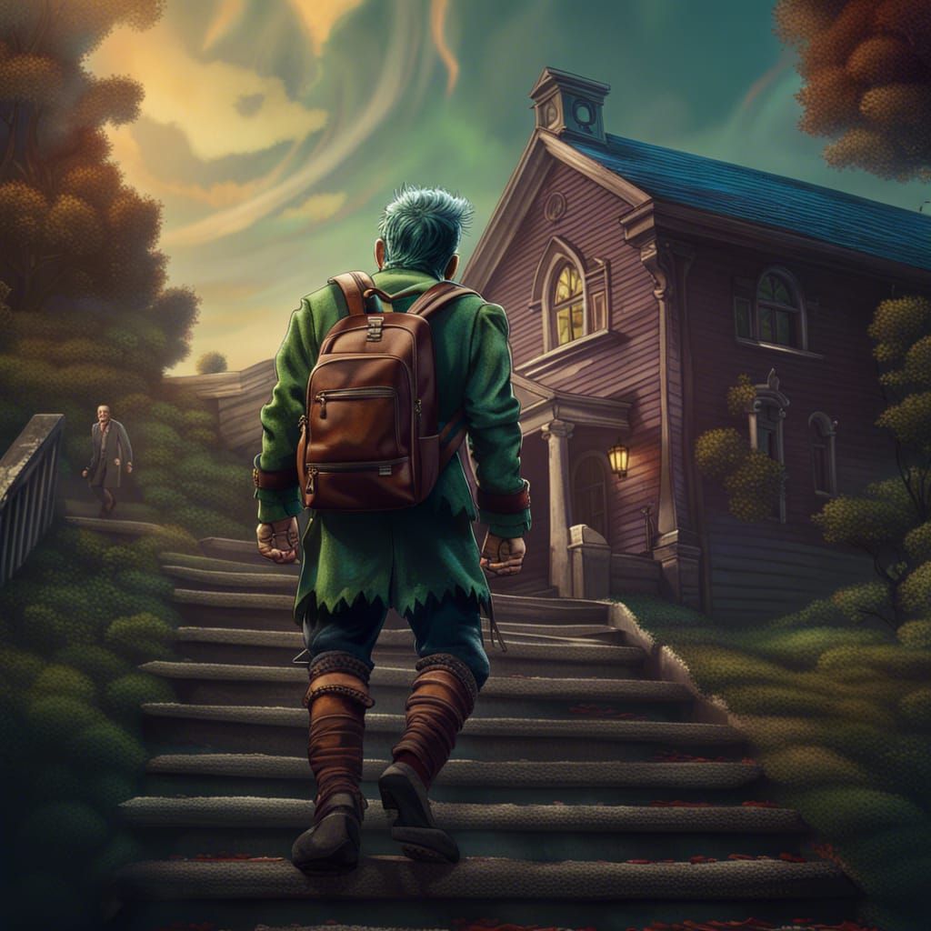 Frankenstein's First Day: Detailed Matte Painting