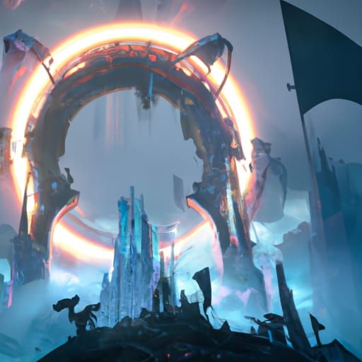 Detailed Halo Matte Painting in 8K