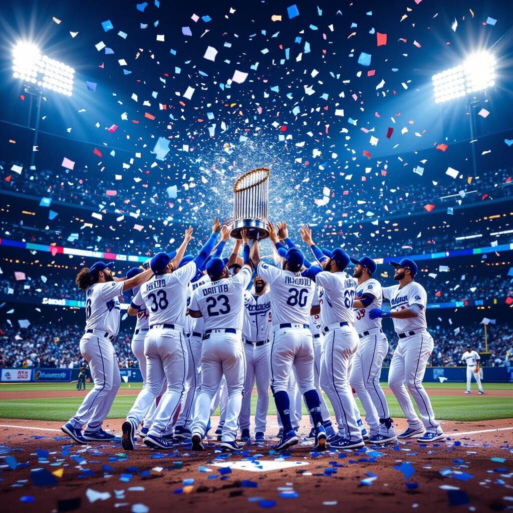 Dodgers Celebrate Hypothetical 2025 World Series Victory