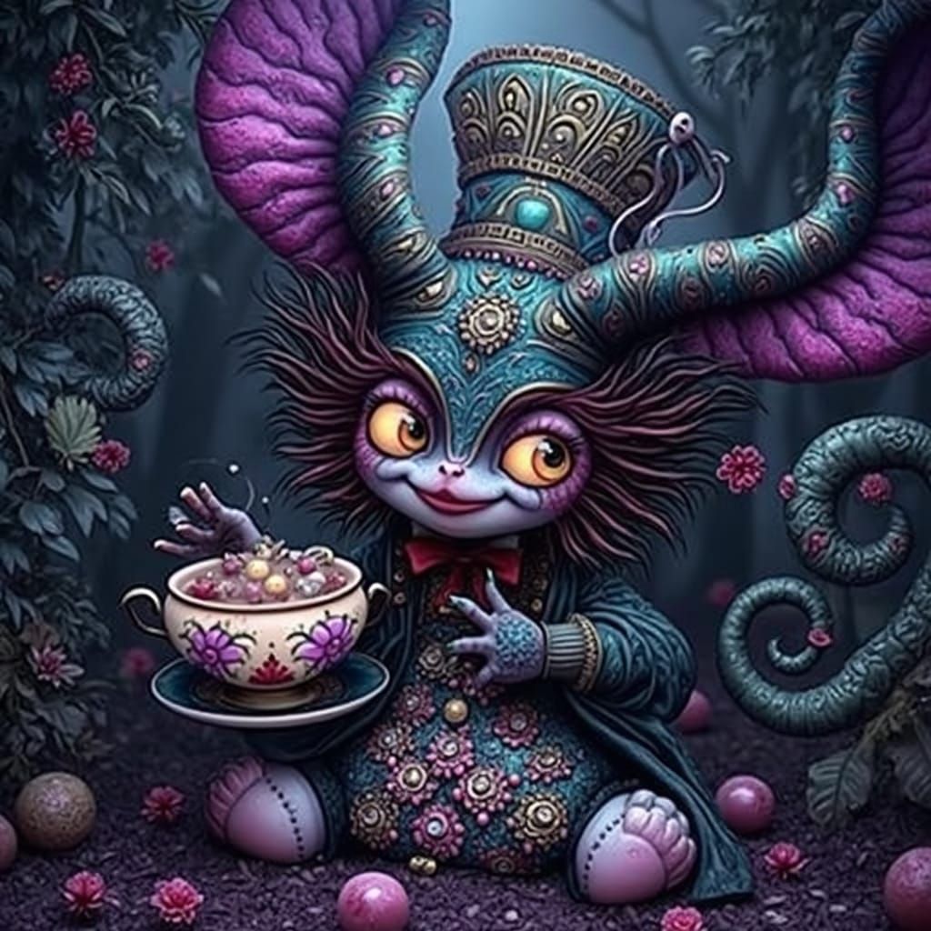 Whimsical Baby Mad Hatter's Tea Party