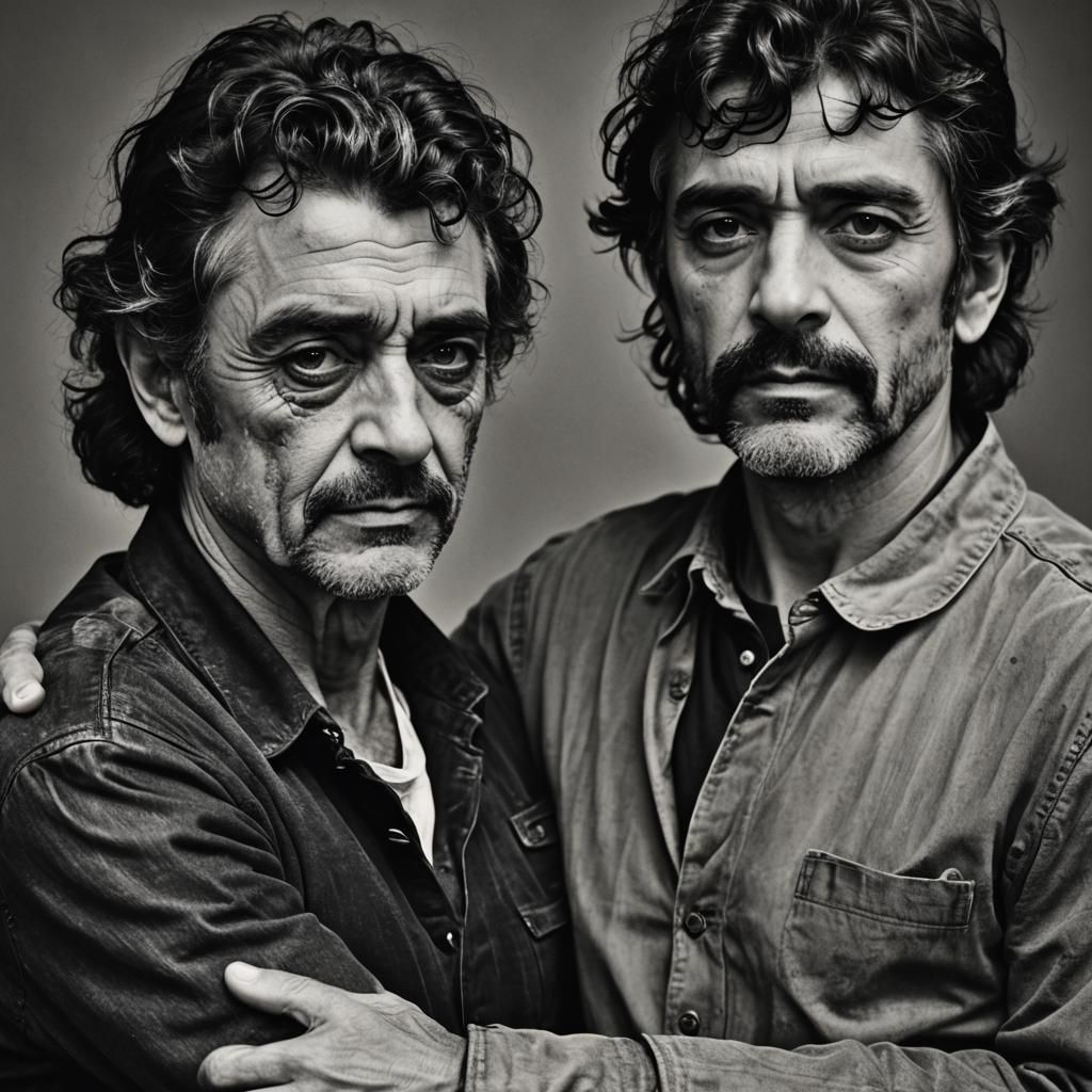 Ian McShane and Ben Whishaw Portrait in Ambient Light