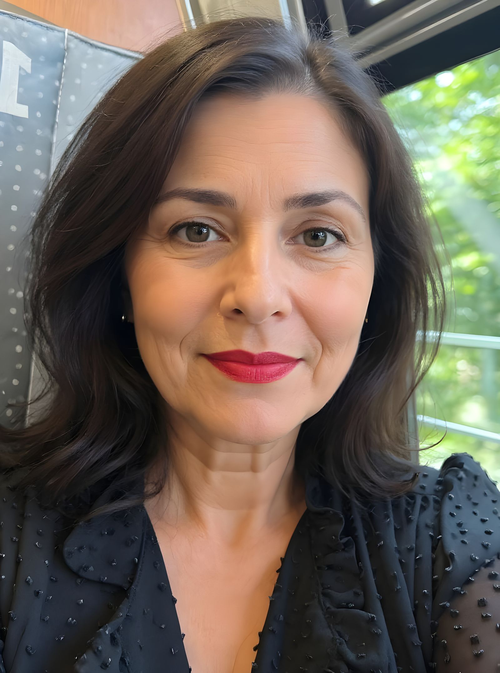 Retro Makeup Portrait of a Beautiful Woman