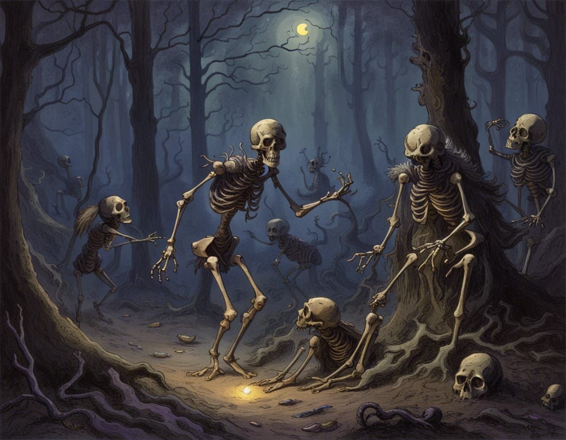 Skeleton Reunion 💀🥀