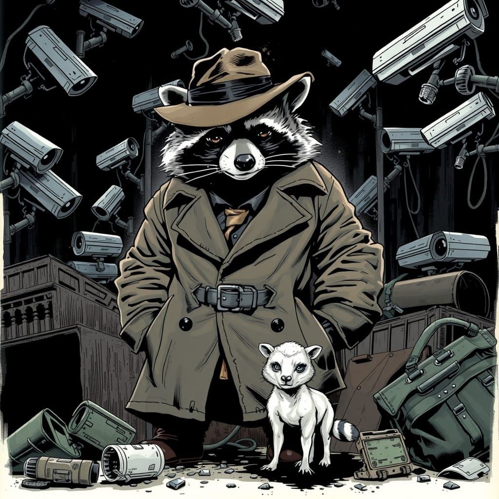 The Shadow Bandit and Nervous Lamb in Gritty Realism