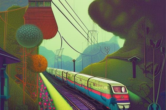 Train to Penang Hill: A Surreal Universe